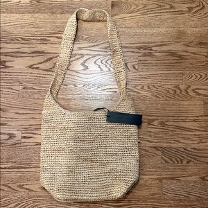 Jenni Kayne Raffia Crossbody Bag NWT